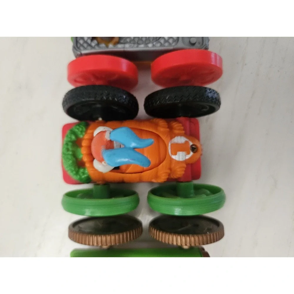 VTG McDonald's‎ 1990 Tiny Toons Adventures Flip Cars Happy Meal Toys Set Of 4